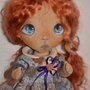  Bambola di stoffa da collezione -" I sogni volanti"... 28 cm