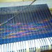 Sciarpa/stola in lana fatta a telaio