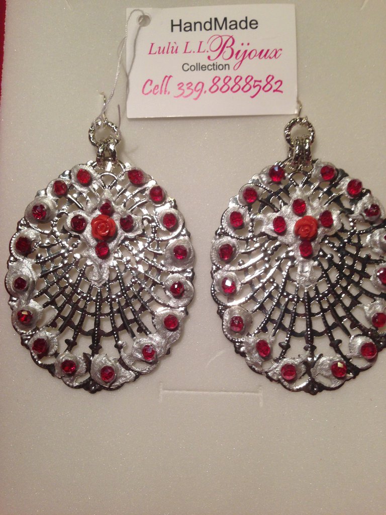 Elli Orecchini Filigrana In Argento 925 Placcato Oro - Gioiello Elegante Fatto A Mano, Idea Regalo Unica