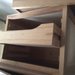cassettiera  in legno abete 3 cassettoni
