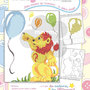 SCHEDA PUNTO CROCE PER COPERTINE CULLA E LETTINO - BABY XSTITCH COLLECTION N. 21