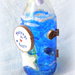 Message for you  Messaggio in bottiglia nel mare con stella marina pesci e alga dipinto a mano
