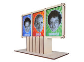 Elva, tripla cornice per foto da muro, da tavolo e digitale