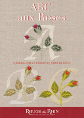 ABC aux Roses - Alfabeto Con Rose - Schema Punto Croce - Rouge du Rhein