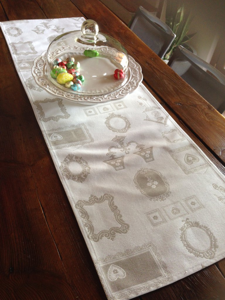 Runner Tavolo Autunnale 15x70 Pollici &ndash; Con Foglie D'Acero Ricamate &ndash; Per Ringraziamento, Decorazioni Casa E Feste