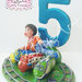 Cake-topper "Tutti in carrozza per il mio compleanno!!!"