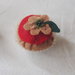 SET da  4 MIGNONS: 2 mini ECLAIRS +Barchetta di frolla e Frutti Rossi +Beignet con decorazione di fiore e perline