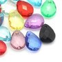 50 Ciondoli perle a forma di goccia in Acrilico 17 mm  