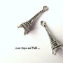 Charm/ciondolo "Torre Eiffel" (24x9mm) (cod.14717)