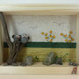 Pebble art - Decorazione camerette dei bambini - Owl wall art - Quadro 3d "Mamma gufo col suo piccolo"