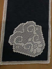 Centrotavola in Stoffa e Crochet