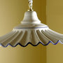 54 Lampadario sospensione Plissè cm 30 in ceramica