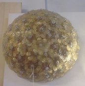 201 Roxette plafoniera in vetro di murano cristallo oro