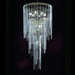 Ricambio Cascata in vetro soffiato di murano per lampadari Mazzega cm 60