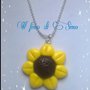 collana girasole in fimo