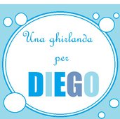 Una ghirlanda celeste per Diego: una decorazione di lettere di stoffa imbottite per la sua cameretta!