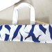 Shopping bag bianco blu mare e gabbiani handmade♥