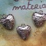 Charm cuore argento 24x27mm