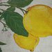 VASSOIO LEGNO rettangolare dipinto a mano, " Fior di Limoni"