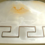 ILAB Coppa In Vetro Di Murano Ricambio Per Lampadario - Attacco E14 - Misure 12x10,5xH11 Cm - Pronta Consegna - 3