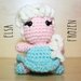 Pupazzetti amigurumi uncinetto "Frozen" Anna ed Elsa