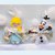 Personaggi Frozen, Elsa ed Olaf, in pannolenci.