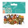 Charm Pack - Owl Folk