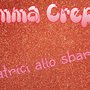 Gomma Crepla Glitter ROSSO Formato 40 cm * 60 cm