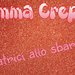 Gomma Crepla Glitter ROSSO Formato 40 cm * 60 cm