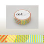 Washi Tape - Stripe-checked Red