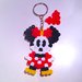 Portachiavi bimbi con Minni in hama beads