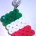 Orecchini "Viva l'Italia!" in hama beads
