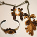 Set (collana, braccialetto, orecchini)  kanzashi fatta a mano