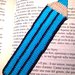 Segnalibro matita bluette fatta a mano all'uncinetto per amanti dei libri o per la scuola