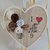 festa della mamma cuore shabby chic in legno e pannolenci personalizzato