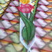 Segnalibro con Tulipano e Rosa