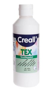 Colore per tessuti "Creall Tex" - Bianco 250ml