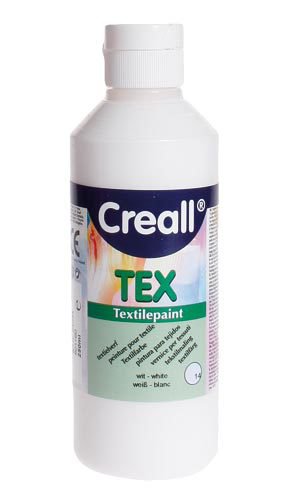Colore per tessuti Creall Tex - Bianco 250ml