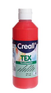 Colore per tessuti "Creall Tex" - Rosso, 250ml