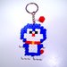 Portachiavi bimbi con Doraemon in hama beads