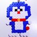 Portachiavi bimbi con Doraemon in hama beads