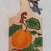 TAGLIERI IN LEGNO, dipinti a mano " Tris di frutti "