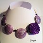 Collana con fiore Violetta