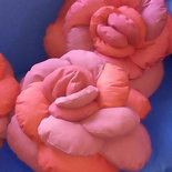Cuscino a forma di rosa