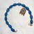 Bracciale in agata azzurra e charm in rame