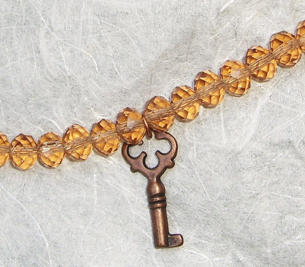 Bracciale "Scarlet" Con Perline Di Vetro E Cristalli Swarovski - G - Foto 3