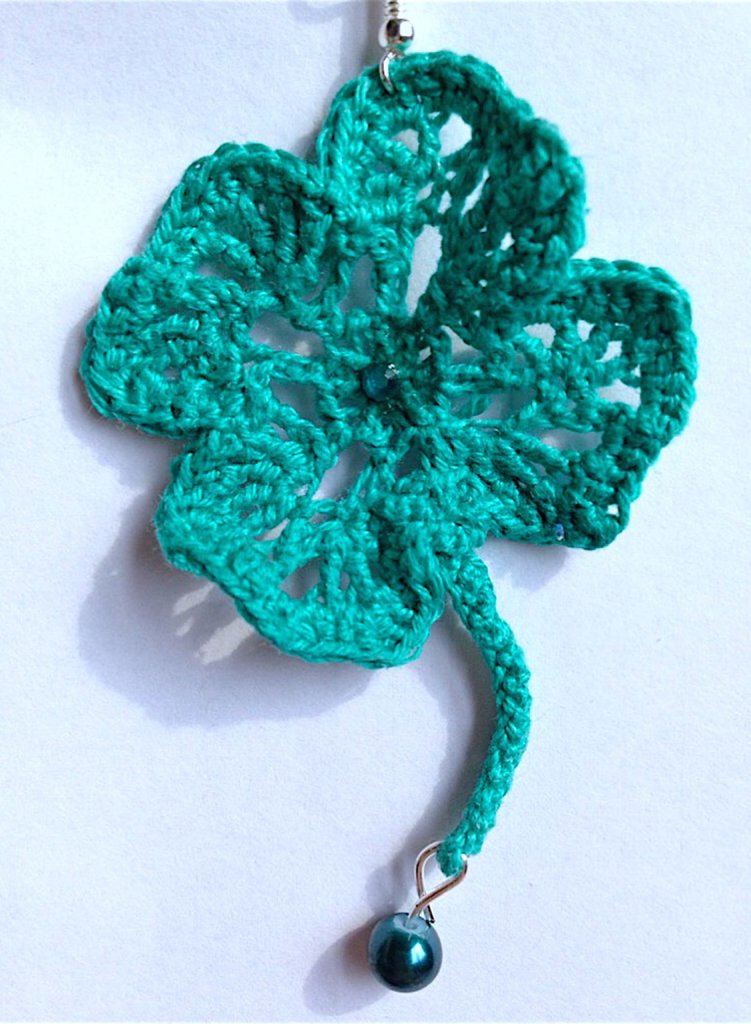 Esspoc Irlanda Collana con cupola in vetro con quadrifoglio Collana verde per il giorno di San Patrizio per donna Uomo Regalo Gioielli trifoglio fortunato  36
