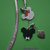 Segnalibro "Topolino e Minnie" con ciondoli realizzati con perline Miyuki delica