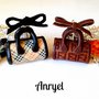 Bags Fendi Gucci Burberry Necklace - Handmade mini-bags fimo polymer clay