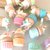 NOVITA PRIMAVERA ESTATE - colori pastello FIMO - UN CHARMS  A SCELTA CUP CAKES con panna - cialdina 